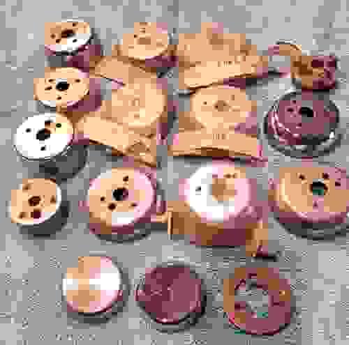 Item #324 GRANT Horn Buttons and parts huge allotment of NOS and Used parts 