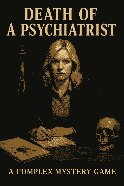 Death of a Psychiatrist — 7 Part Premium Murder Mystery Game 4