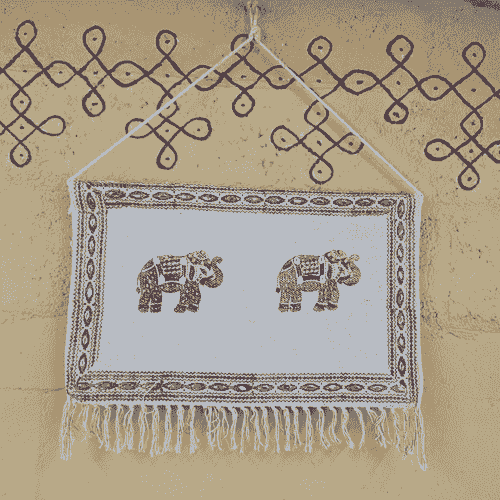 Block Printed Tapestry