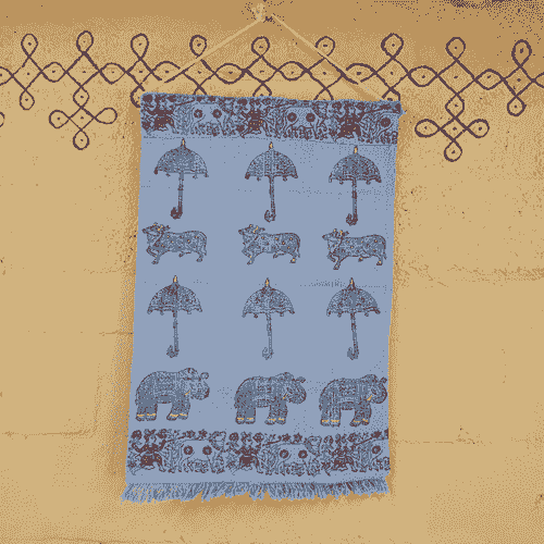 Block Printed Tapestry