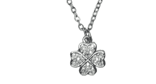   Lucky Clover Cubic Zirconia Necklace  -Item#277C