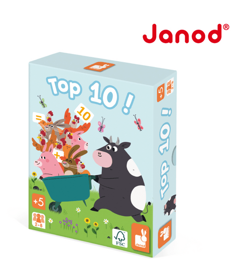 【法國Janod】趣味桌遊-最多到10