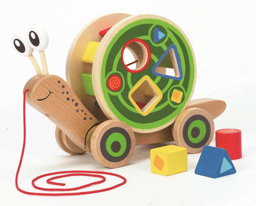 Hape - 蝸牛拖拉車