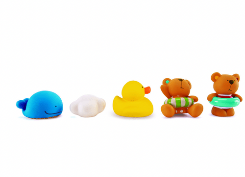 Hape - 泰迪及朋友們戲水玩偶組合