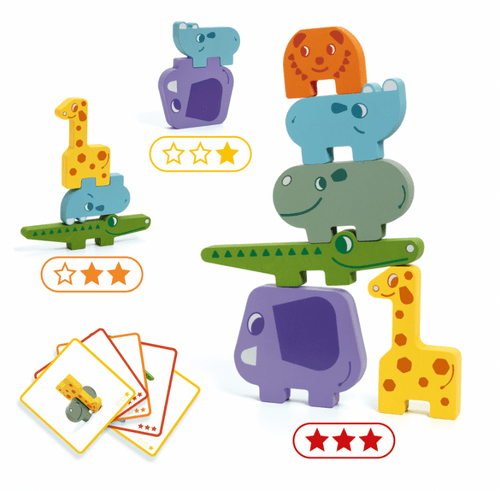 【法國Djeco智荷】 動物園平衡遊戲