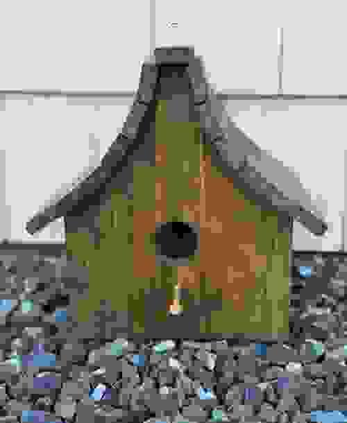 Stained Bird House