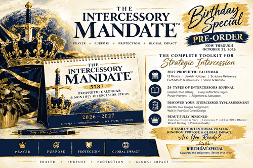 The Intercessory Mandate™ 5787 Prophetic Calendar