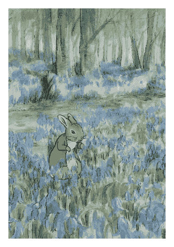 Bunny with Bluebells