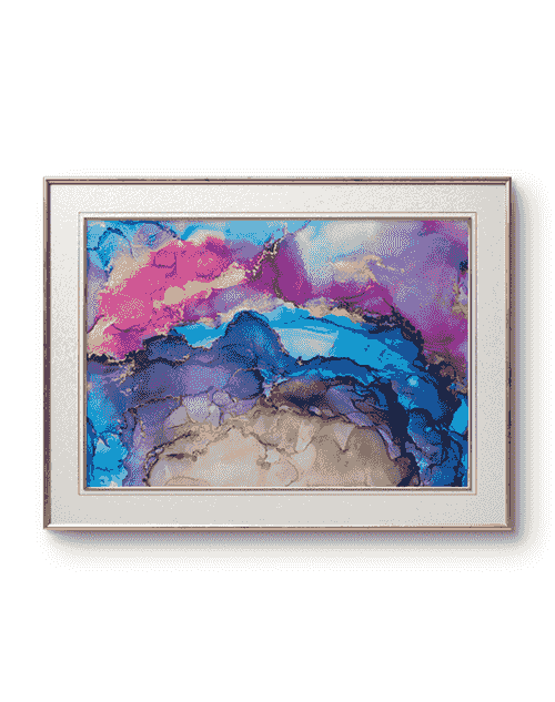 'Mist of the Spectrum' Original Painting | Andrea Dell Art 