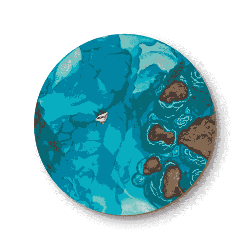 'Quiet Distance' Original Painting | Andrea Dell Art