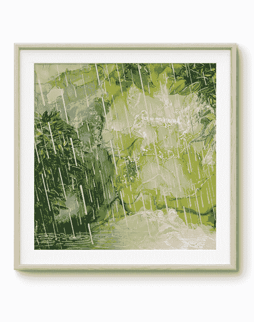 'The Scent of Summer Rain' Original Painting  | Andrea Dell Art 