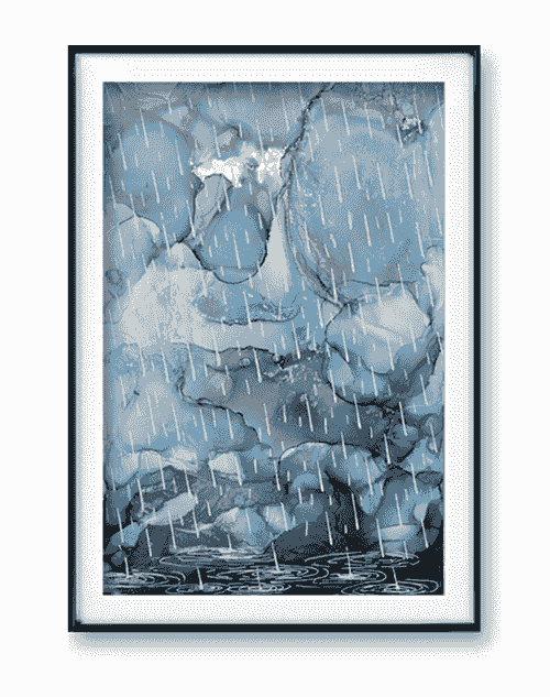 'Stormsong Serenade'  Original Painting | Andrea Dell Art