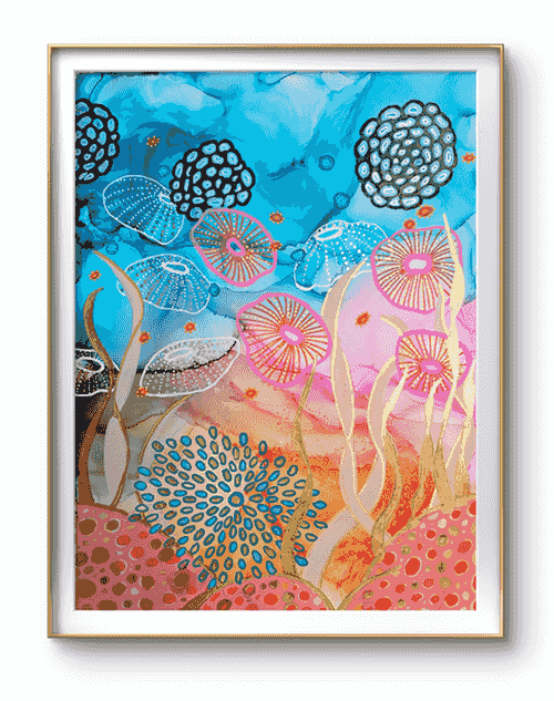 'Just Passing Through' Original Painting | Andrea Dell Art