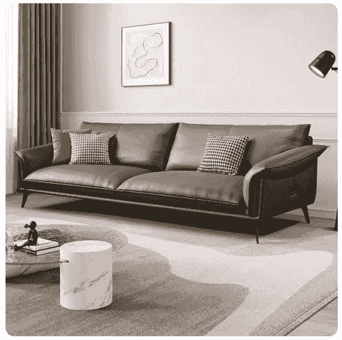 INSTINCT – 220cm Three-Seater Sofa in British Racing Green Genuine Leather