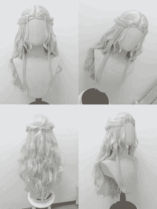 Pre-style Fianal Fantasy 14 Venat Cosplay Wig