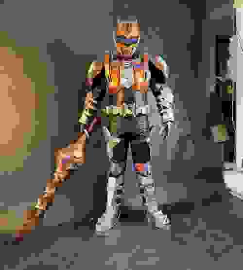 Armor Hero Tiger Armor Cosplay Costume