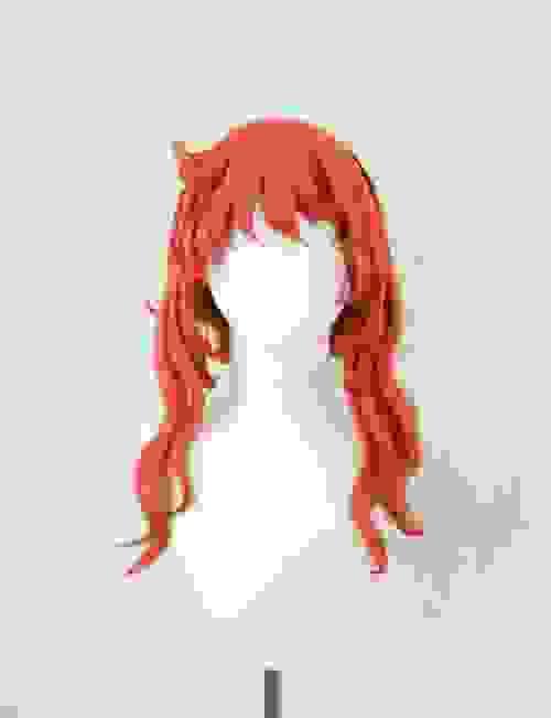 Pre-style Mahō Shōjo Megu The Llttle Wltch Cosplay Wig