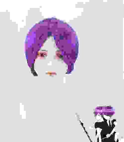 Pre-style Land of the Lustrous Amethyst Cosplay Wig