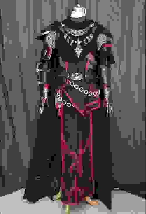 Final Fantasy Augmented Deepshadow Scale Mail of Scouting Cosplay Costume