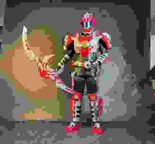 Armor Hero Dragon Man Cosplay Costume