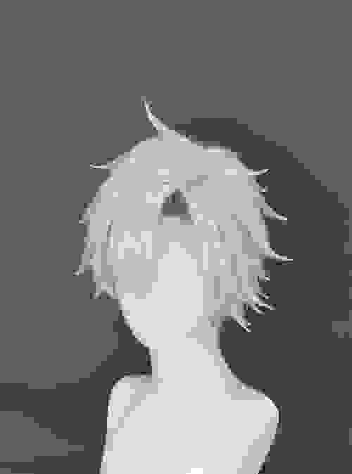 Pre-style  Arknights Steward Cospaly Wig