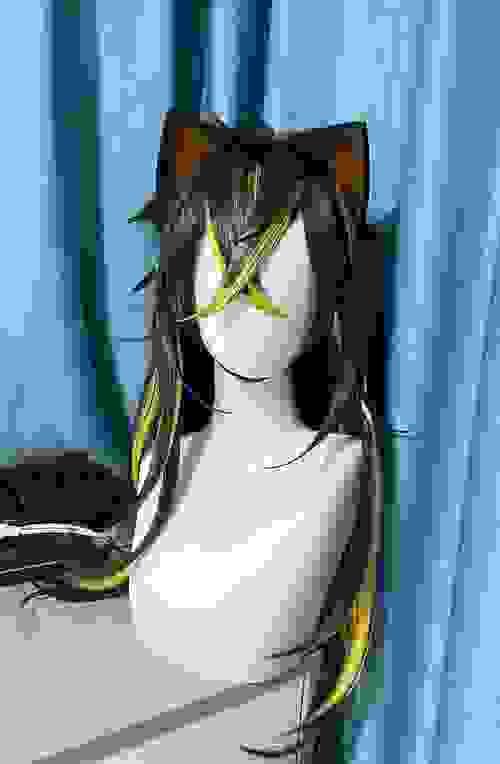 Pre-style Genshin Impact Dehya Cospaly Wig