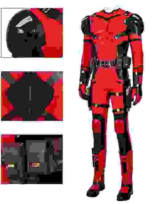 Marvel Spider-Man: Into the Spider-Verse Deadpool Cospaly Costume 1