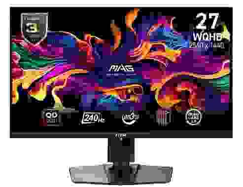 MSI 微星 MAG271QPX QD-OLED E2 MONITOR電競 顯示器 (27" 240Hz 2K WQHD QD-OLED 0.03ms ClearMR 13000 TYPE-C ) -