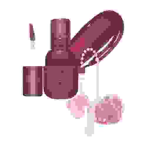Lip- rosy brown