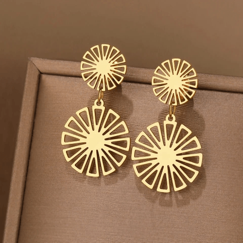 Earrings Sweet Vintage Delicate Sunflower Elegant