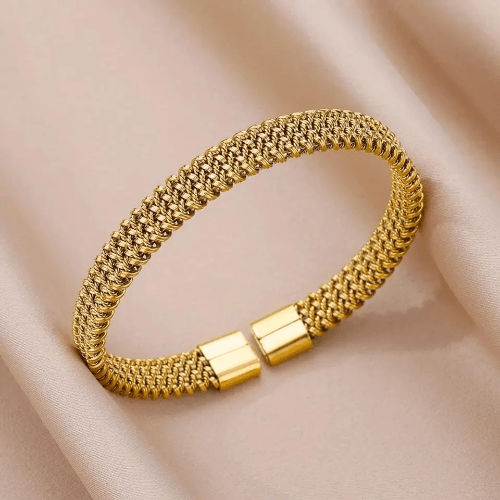 Gold Stainless Steel Bracelet.