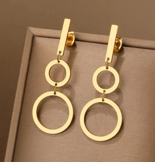 Circle Gothic Earrings
