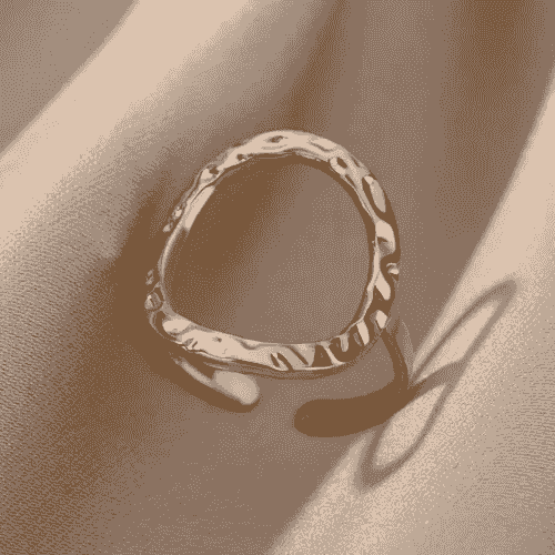 Round Vintage Rings Gold Jewelry Finger