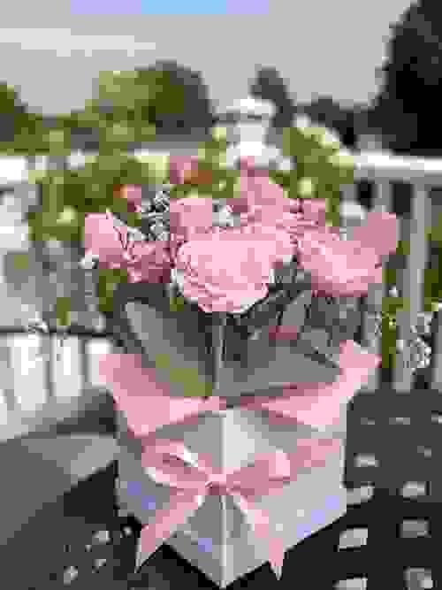 Luxury Wax Rose Bouquet, Long-Lasting Artificial Floral Arrangement for Home Decor, Gift-Giving