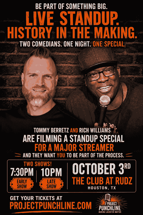7:30PM SHOW - Tommy & Rich