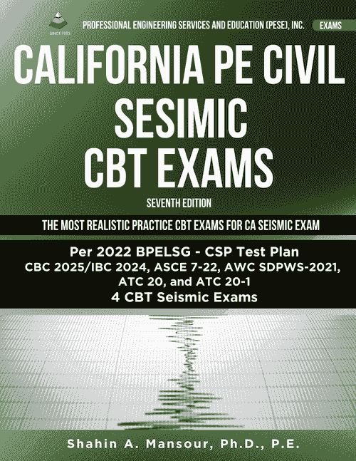 California PE Civil Seismic Exams 7th Edition