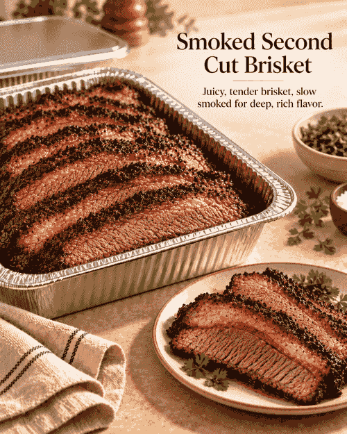 Smoked Second Cut Brisket