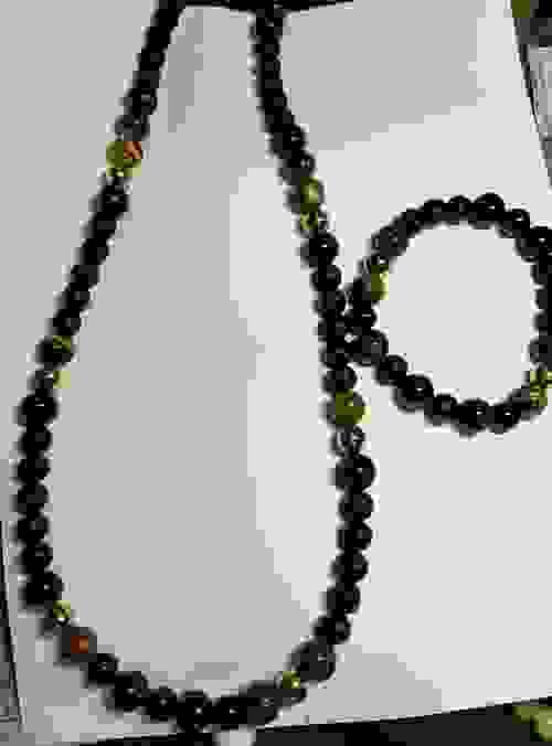 Royal Earth Beaded Necklace Set