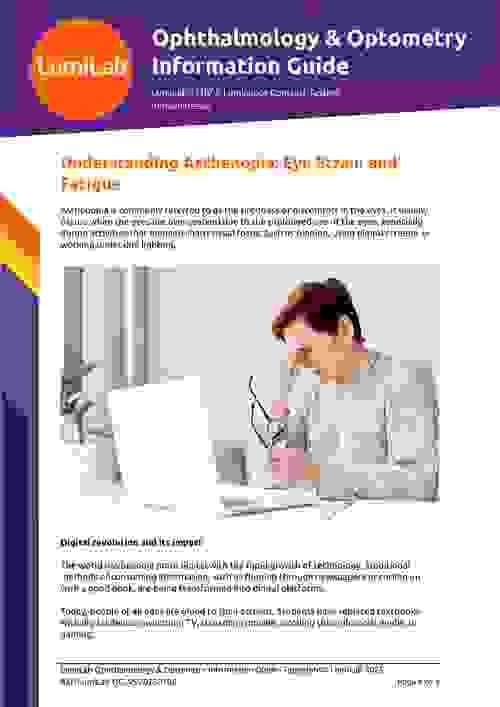 Understanding Asthenopia Eye Strain and Fatigue: Ophthalmology & Optometry Information Guide
