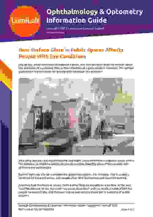 How Surface Glare in Public Spaces Affects People: Ophthalmology & Optometry Information Guide