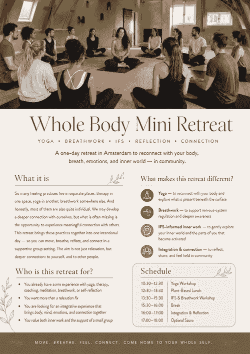 Whole Body Mini Retreat