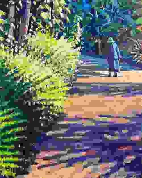 'Favourite Path, Hilliers'