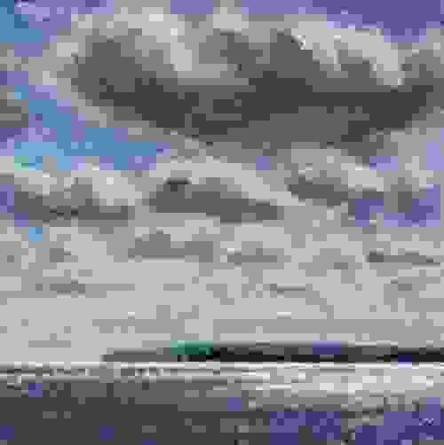 'Silver Shimmer (towards Old Harry)'