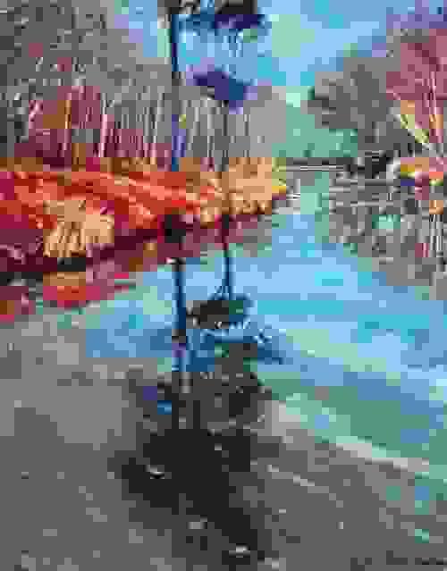 'Lily Pond Reflections, Hengistbury Head