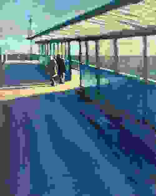 'Sunlight & Shadows on the Pier'