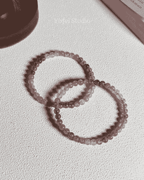 ｛ 彩尖晶石 ｝手串 5+