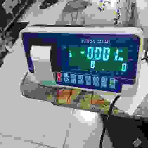 شاشة وزن مع طابعة داخلية لطباعة ملصق