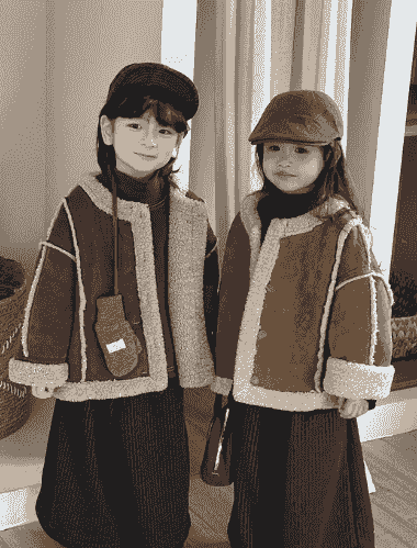 冬季複合式皮毛一體外套