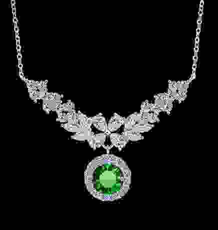 YDN0029 S925 sterling silver Moissanite pendant, Moissanite necklace