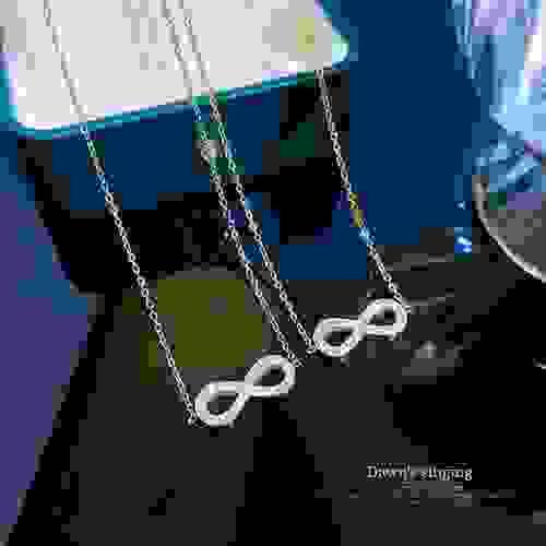 NGN0006 Bow eye stainless steel necklace